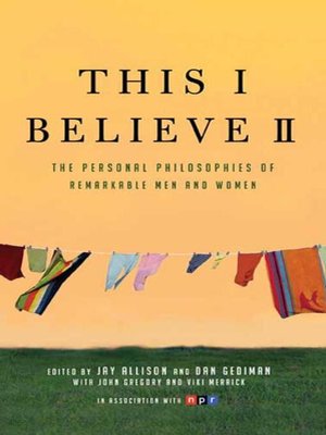 cover image of This I Believe II